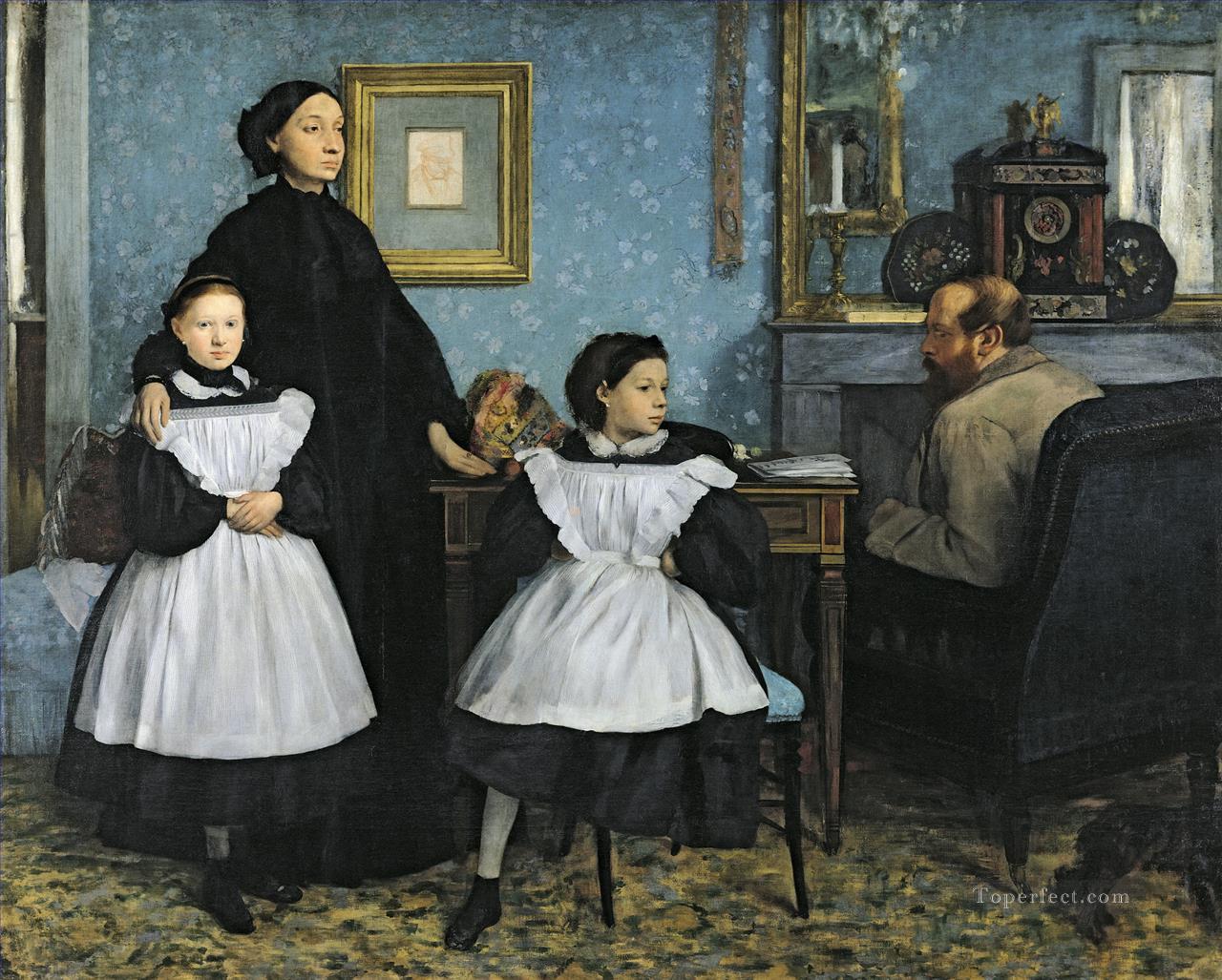 Belleli Family Edgar Degas Oil Paintings